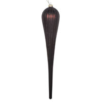 Vickerman Matte Glitter Drop Christmas Ornament