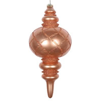 Vickerman 13" Candy Glitter Net Finial Ornament