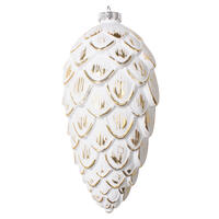 Vickerman 8" Brushed Pinecone Christmas Ornament