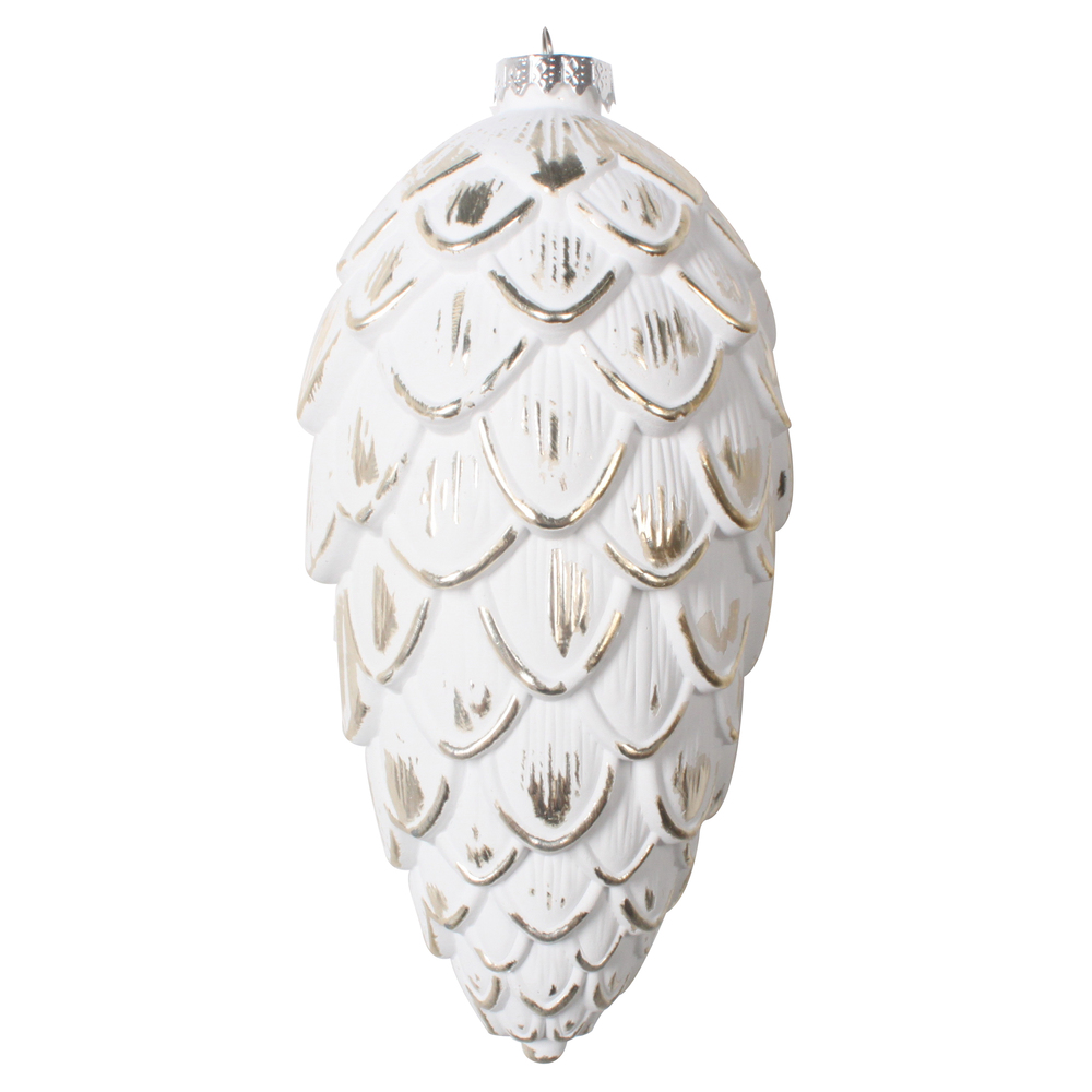 Vickerman 8" Brushed Pinecone Christmas Ornament