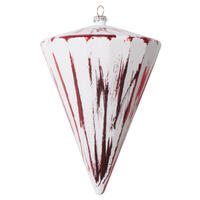 Vickerman 6" Brushed Cone Christmas Ornament