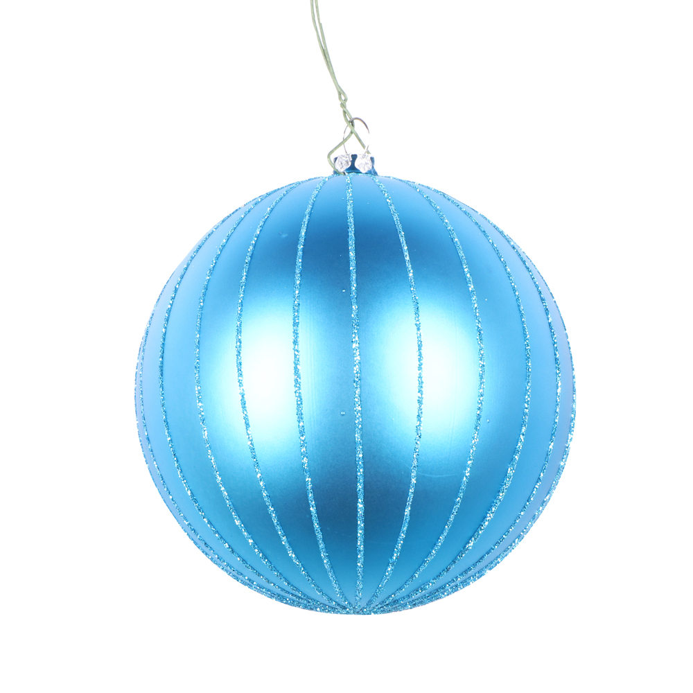 Vickerman Matte Glitter Ball Ornament