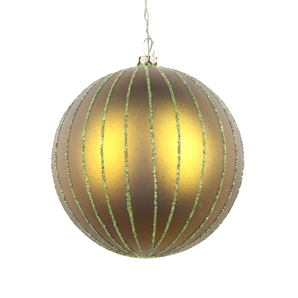Vickerman Matte Glitter Ball Ornament