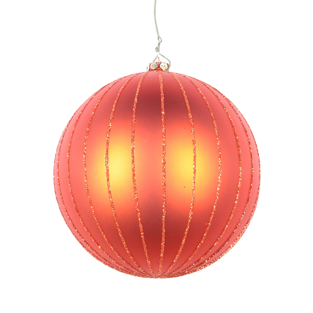 Vickerman Matte Glitter Ball Ornament