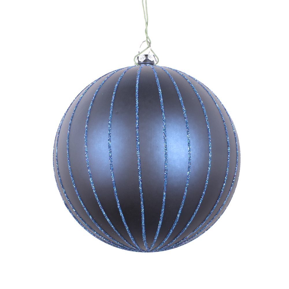 Vickerman Matte Glitter Ball Ornament