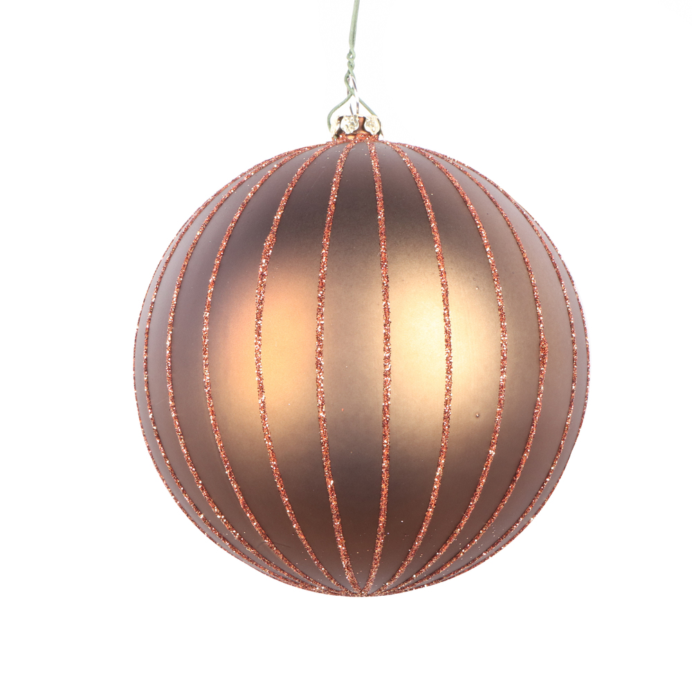 Vickerman Matte Glitter Ball Ornament