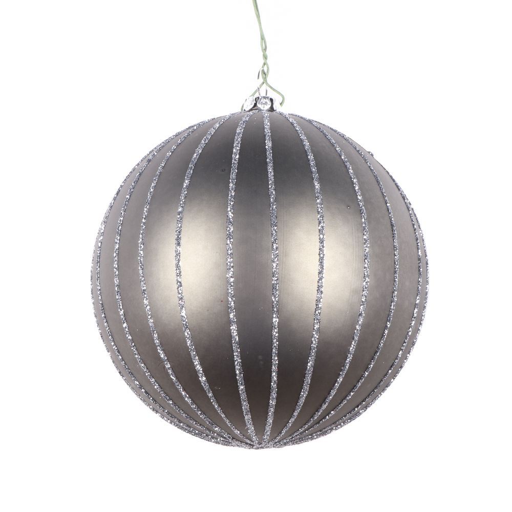 Vickerman Matte Glitter Ball Ornament