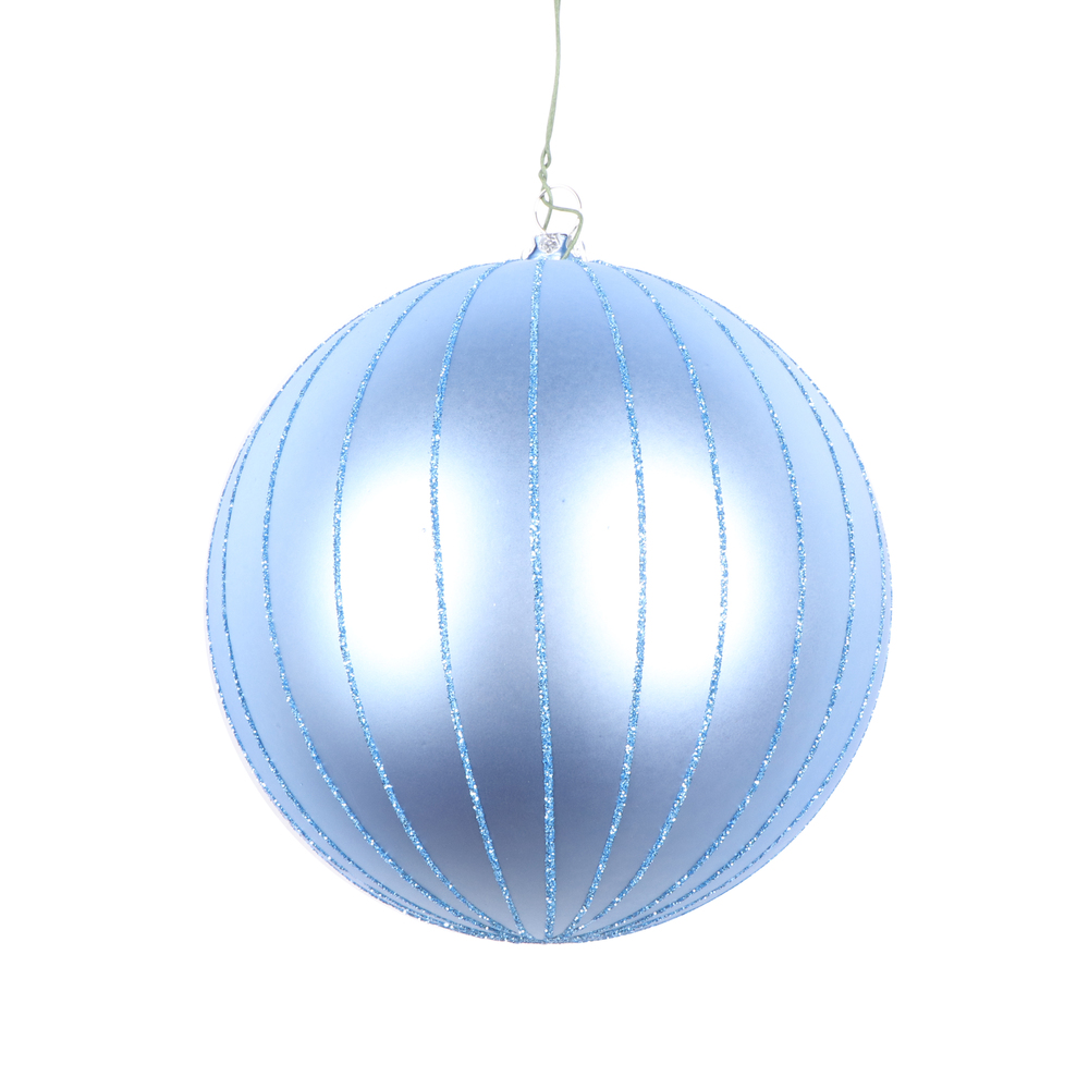 Vickerman Matte Glitter Ball Ornament