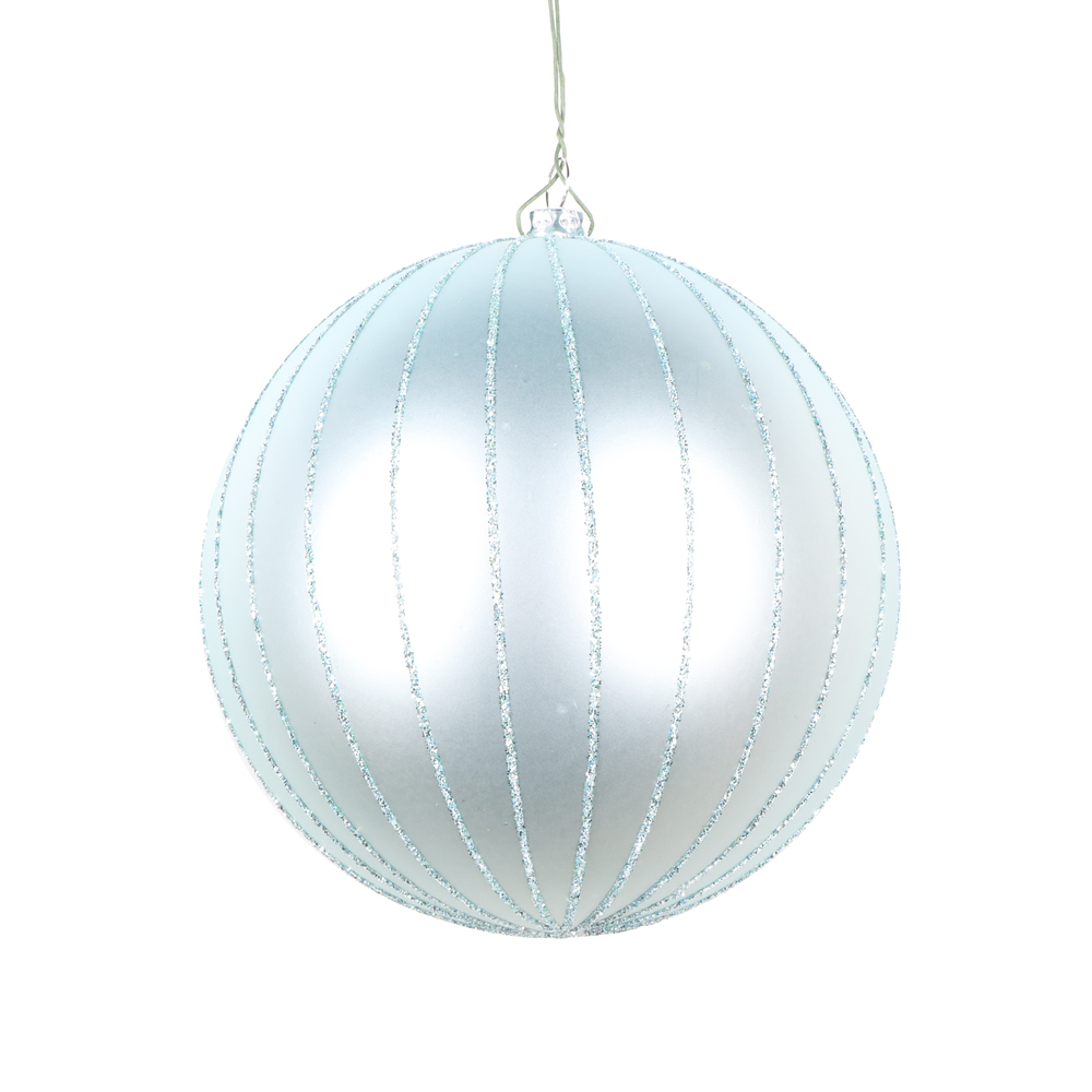 Vickerman Matte Glitter Ball Ornament