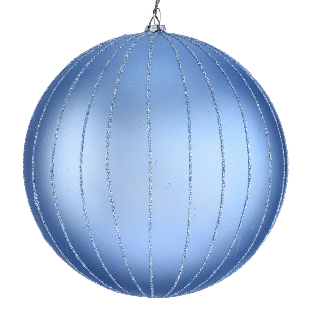 Vickerman Matte Glitter Ball Ornament