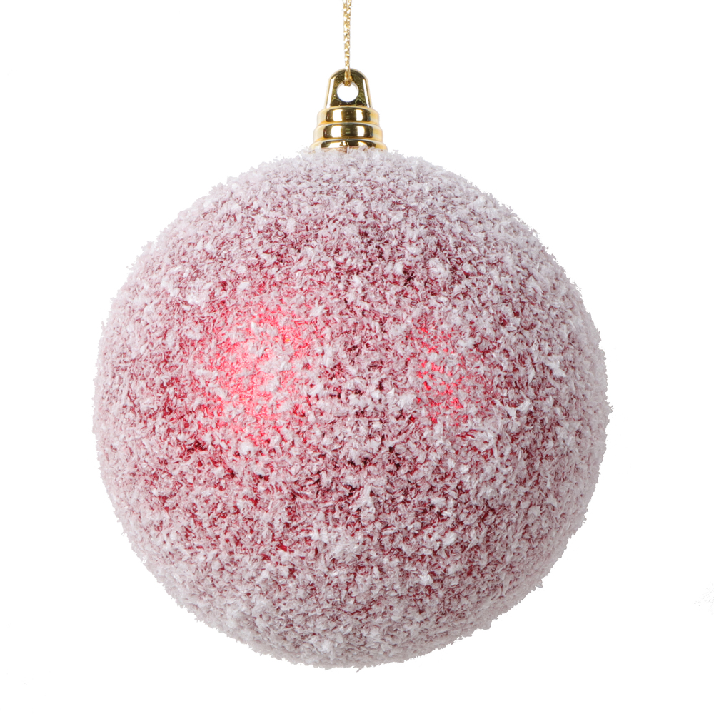 Vickerman 4" Matte Snow Covered Ornament