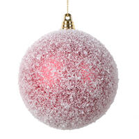 Vickerman 4" Matte Snow Covered Ornament