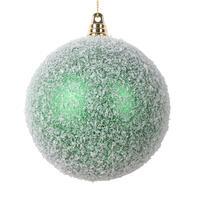 Vickerman 4" Matte Snow Covered Ornament
