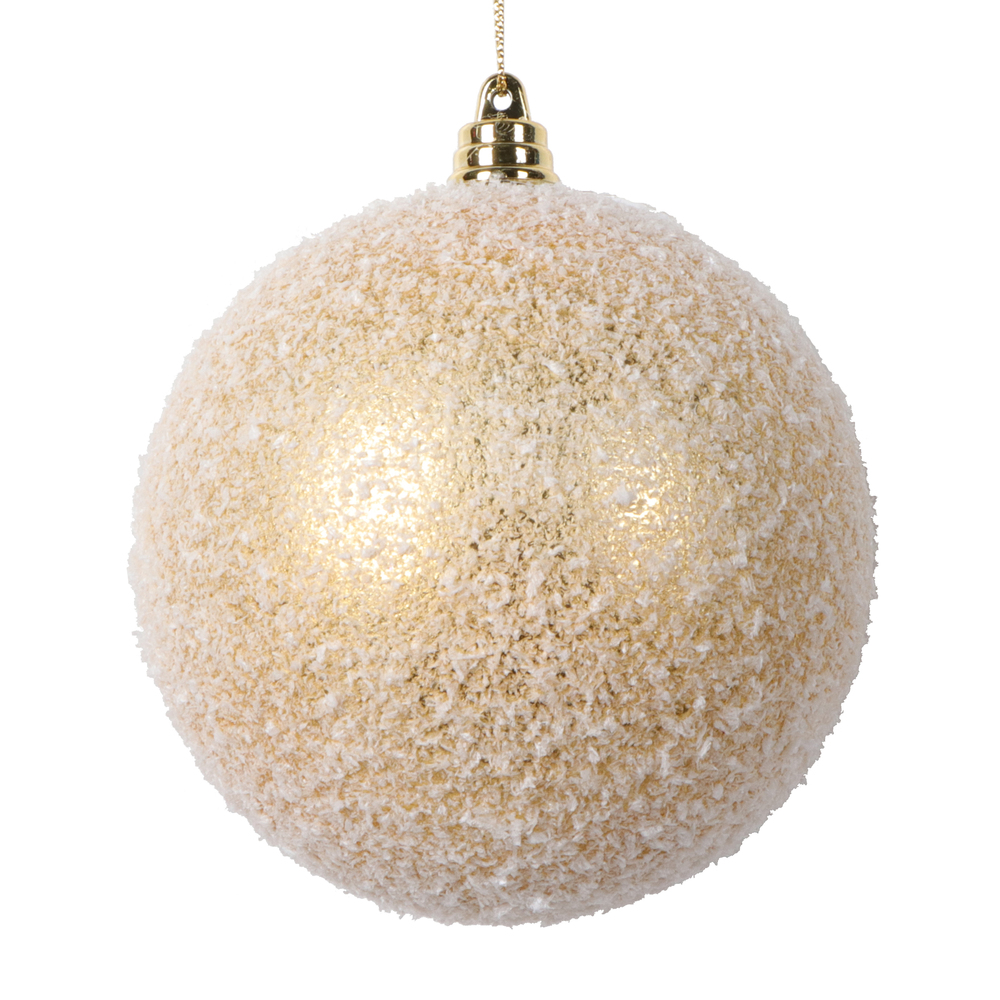 Vickerman 4" Matte Snow Covered Ornament