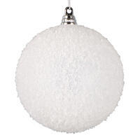Vickerman 4" Matte Snow Covered Ornament