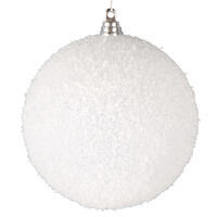 Vickerman 4.75" Matte Snow Covered Ornament