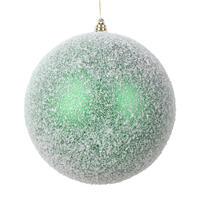 Vickerman 6" Matte Snow Covered Ornament