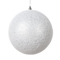 Vickerman 6" Matte Snow Covered Ornament