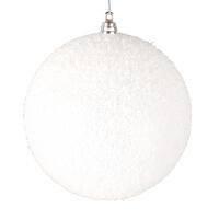 Vickerman 6" Matte Snow Covered Ornament