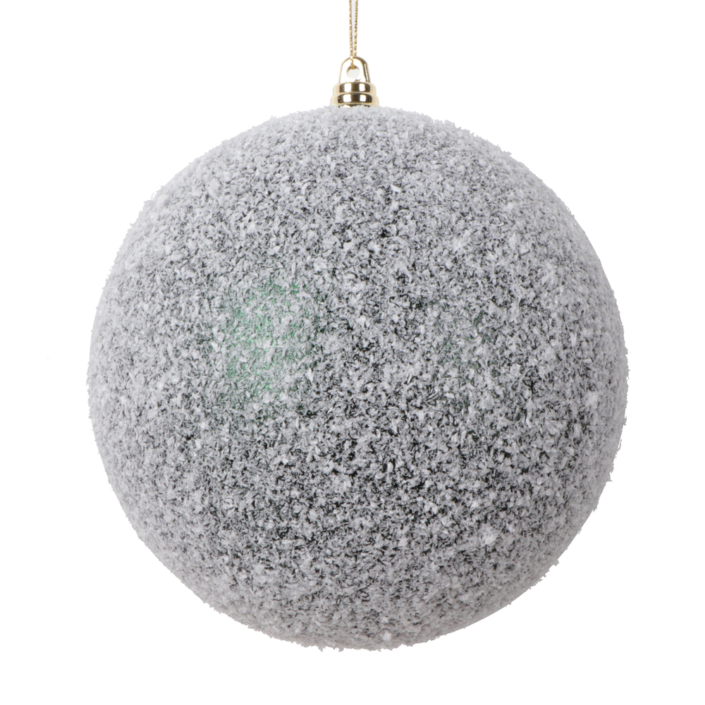 Vickerman 6" Matte Snow Covered Ornament