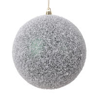 Vickerman 6" Matte Snow Covered Ornament