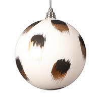 Vickerman 4" Matte Brush Stroke Ball Ornament