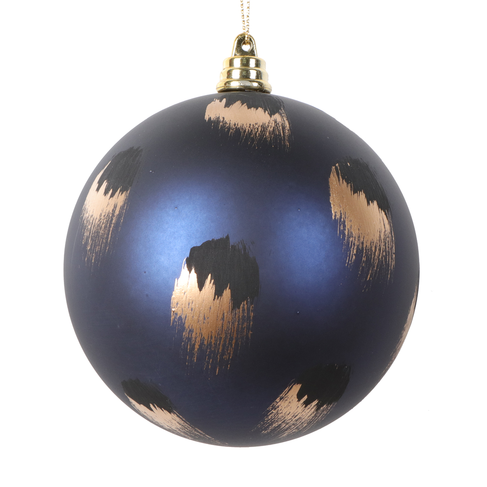 Vickerman 4" Matte Brush Stroke Ball Ornament