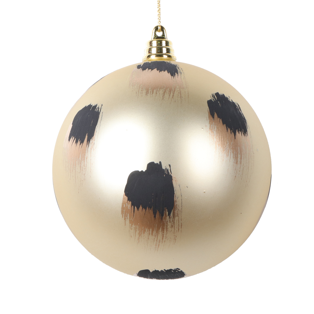 Vickerman 4" Matte Brush Stroke Ball Ornament