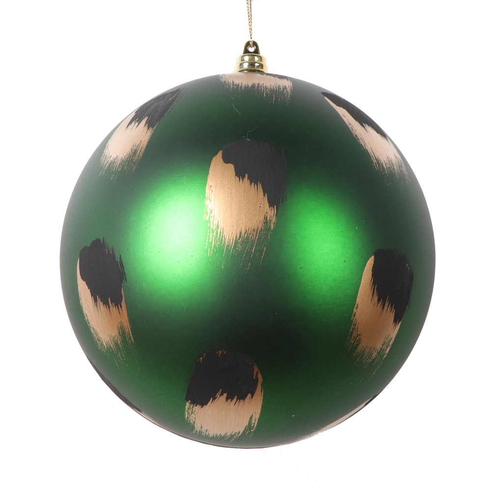 Vickerman 6" Matte Brush Strokes Ball Ornament