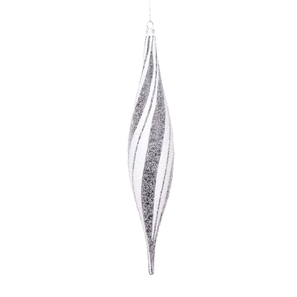 Vickerman Swirl Shuttle Ornament