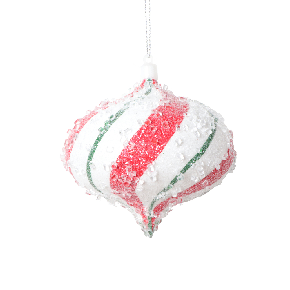 Vickerman Swirl Onion Ornament