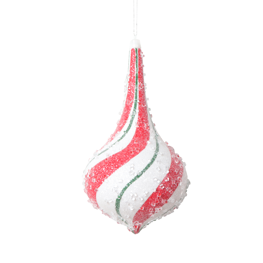 Vickerman Swirl Drop Ornament
