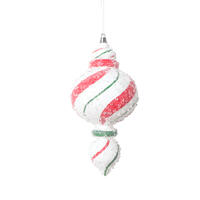 Vickerman Swirl Finial Ornament