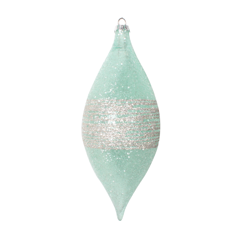Vickerman 7" Shuttle Glitter Ornament
