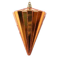Vickerman 6" Shiny Cone Ornament