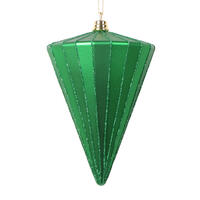 Vickerman 6" Matte Cone Ornament