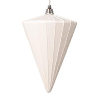 Vickerman 6" Matte Cone Ornament