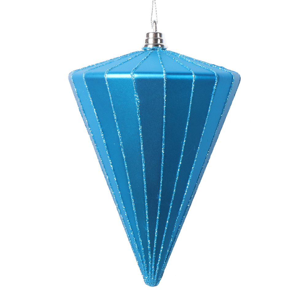 Vickerman 6" Matte Cone Ornament