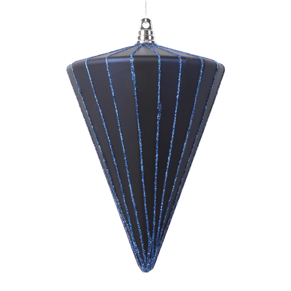Vickerman 6" Matte Cone Ornament