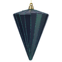 6" Matte Midnight Green Cone 3/bag