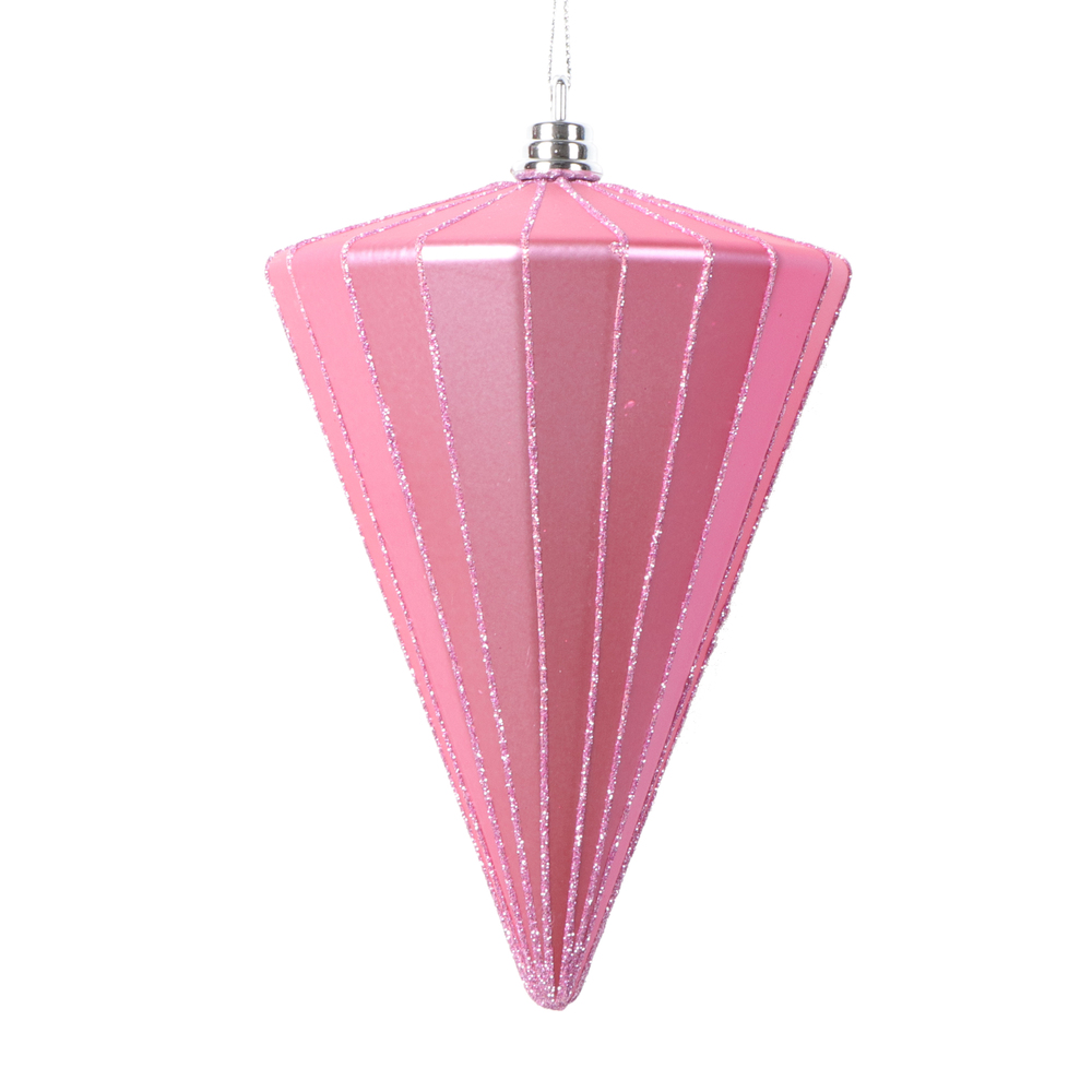 Vickerman 6" Matte Cone Ornament