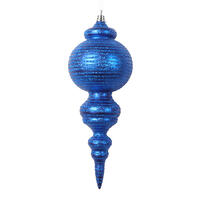 Vickerman 10" Matte with Glitter Finial Ornament