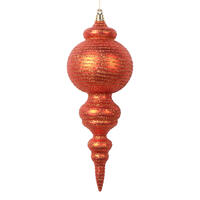 Vickerman 10" Matte with Glitter Finial Ornament
