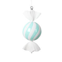 Vickerman 13" Round Swirl Candy