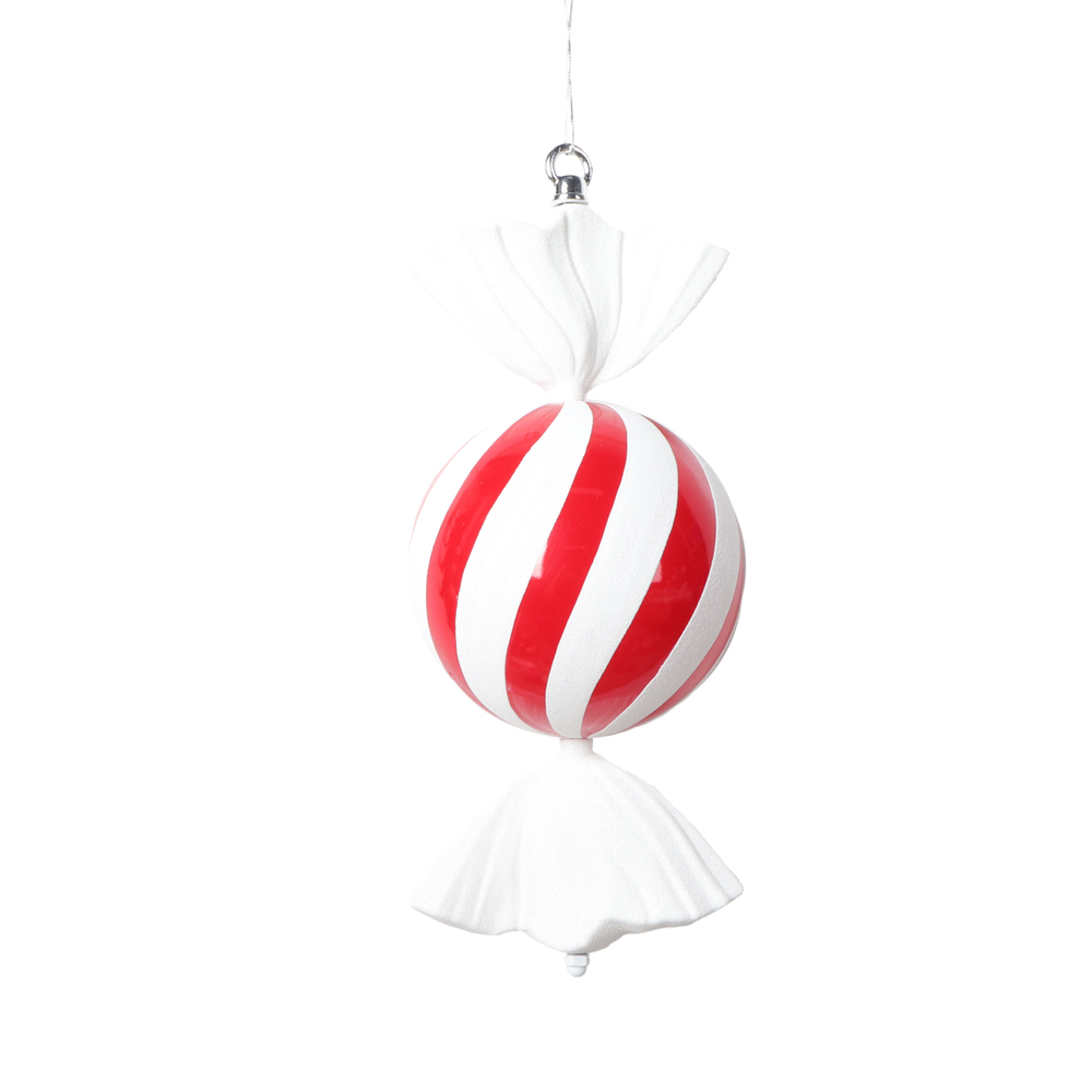 Vickerman 13" Round Swirl Candy