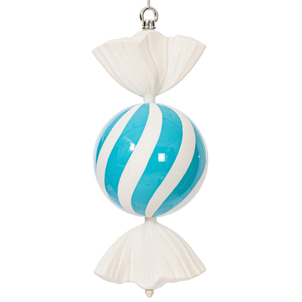 Vickerman 13" Round Swirl Candy