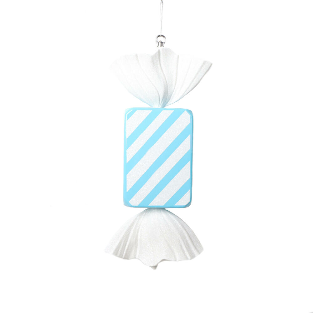 Vickerman 18.5" Rectangle Striped Candy Ornament
