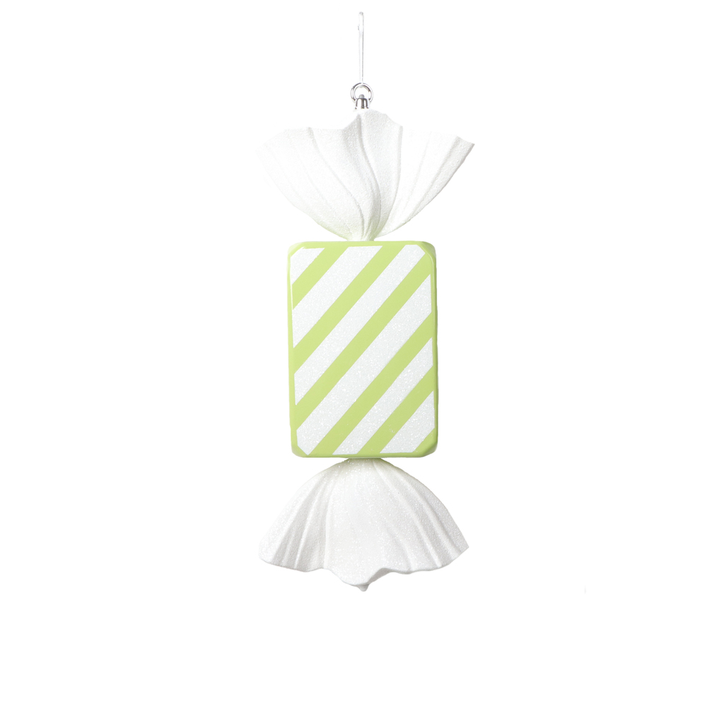 Vickerman 18.5" Rectangle Striped Candy Ornament
