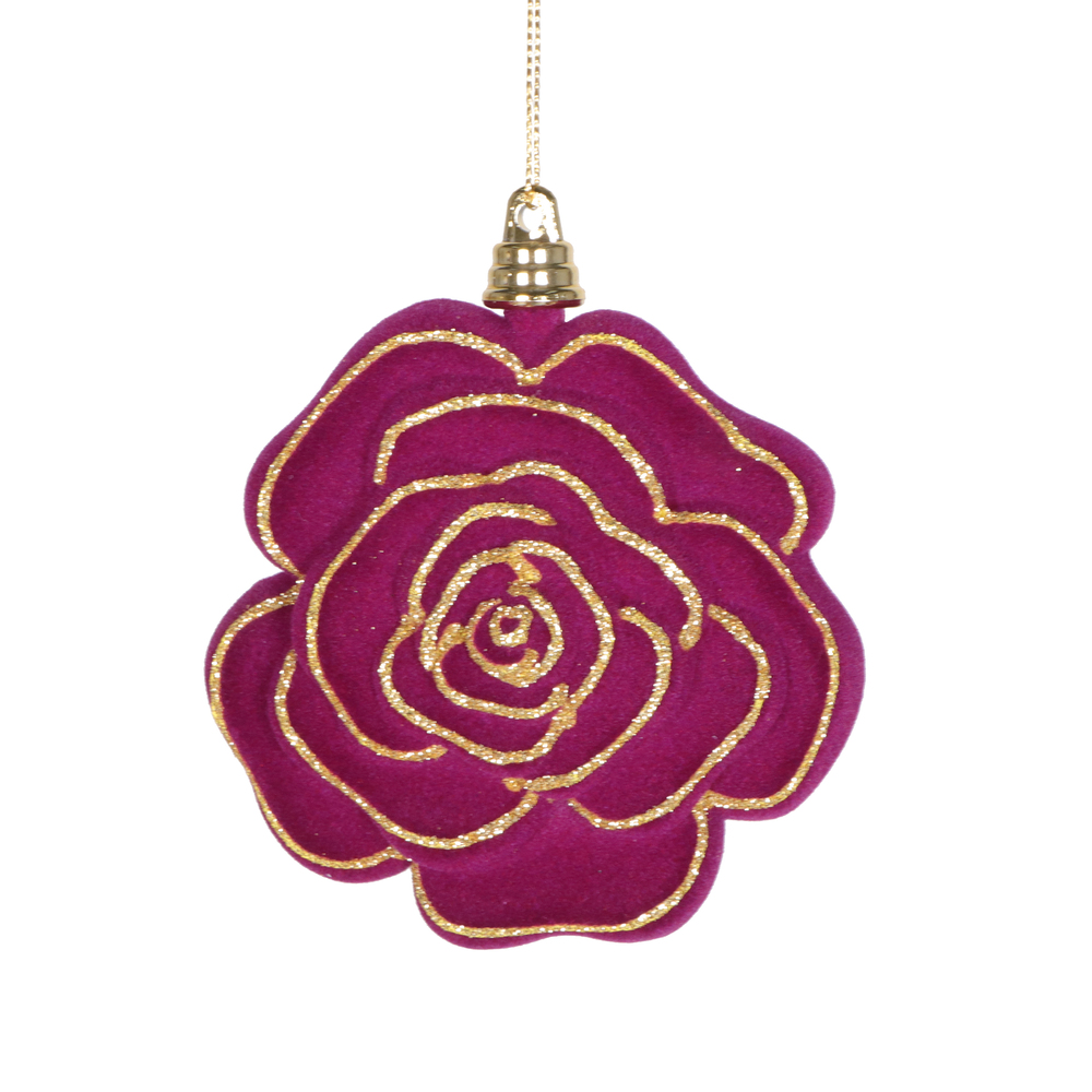 Vickerman 4" Flower Ornament