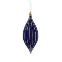 Vickerman 7" Shuttle Stripe Ornament